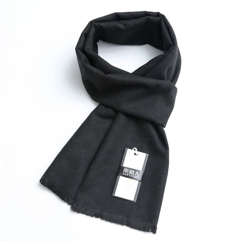 Wool Scarf Men's Winter All-match Scarf Windproof and Warm Scarf