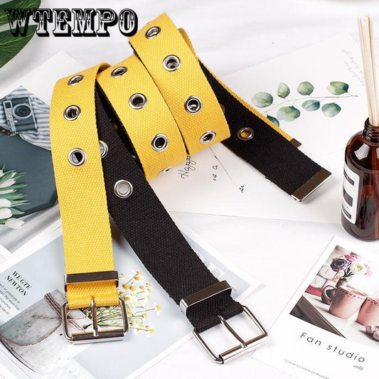 Belt Nylon Canvas Belt Jeans Personality Fashion Ladies Decorative Belt