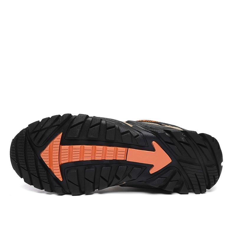 Summer Cool Breathable Men Hiking Shoes Suede Mesh Outdoor Sneakers Climbing Shoes Men Sport Shoes