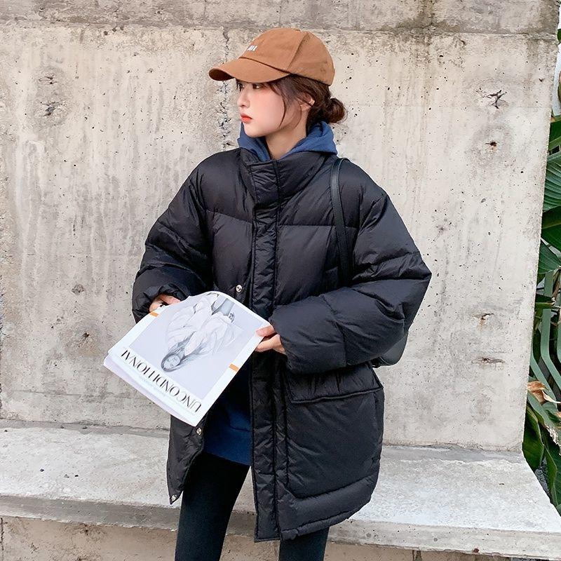 Padded Jacket Winter Coat Women Thick Cotton Coat Korean Style Loose Mid-length Cotton Coat Oversize Women's Trend