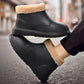 Plus Velvet Warm Shoes Anti-skid Warm Waterproof Rain Boots EVA Car Wash Kitchen Plus Velvet Cotton Shoes Student Boots