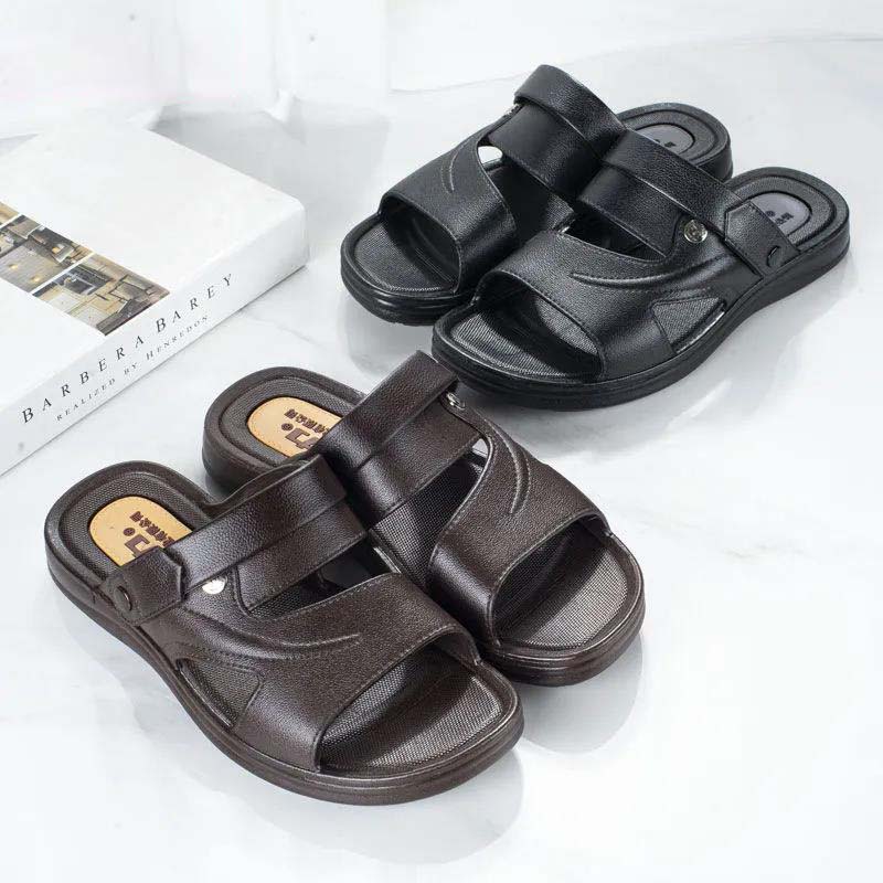 Men's Sandals Summer New Beach Shoes Dual-use Wear-resistant Non-slip Sandals and Slippers