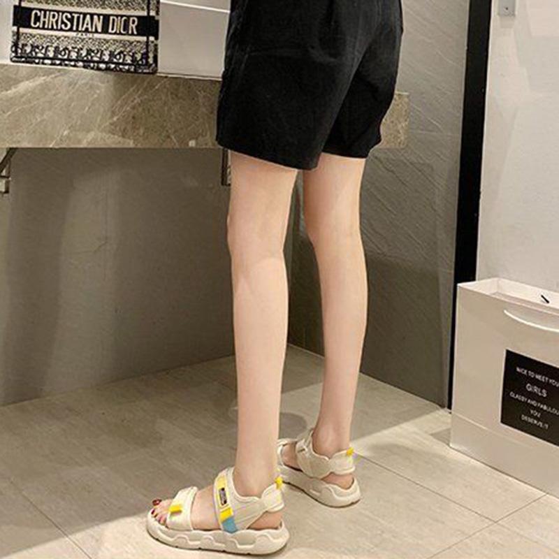 Sandals Women's Summer All-match Soft-soled Fashion Casual Beach Shoes Flat Platform Non-slip Women's Shoes
