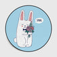 Cute Cartoon Round Carpet Children's Climbing Mat Hanging Basket Chair Bedroom Non-slip Matt