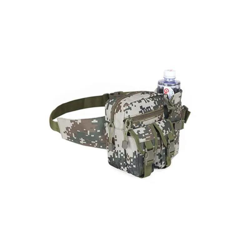 Men's Mountaineering Riding Multifunctional Water Bottle Pockets Outdoor Travel Hiking Pockets Sports Tactical Bag
