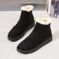 Warm and Velvet Snow Boots Women's Boots Autumn and Winter Thickened Short Boots Cotton Shoes Non-slip Short Boots
