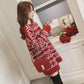 Fall/winter Mid-length Maternity Fashion Plus Size Dress