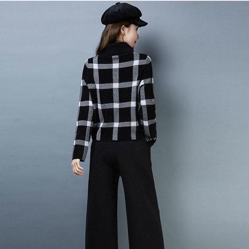 Autumn Winter Thick Sweater Women Knitted  Pullover Sweater Long Sleeve Turtleneck  Jumper Soft Warm Pull Femme