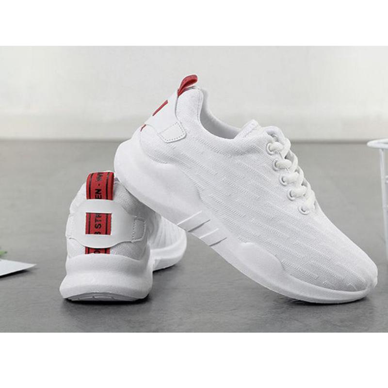 Spring  Summer Shoes Women's Sports Shoes Female Students Harajuku Style Low-cut White Shoes Lightweight Breathable Running Shoes