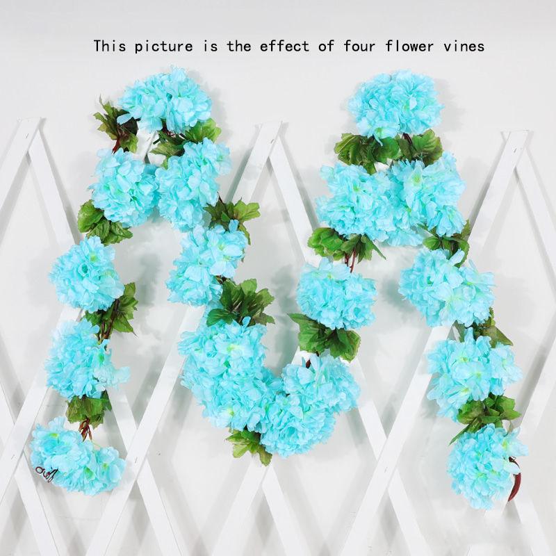 Simulation Sunflower Rattan Sun Flower Rattan Vine Indoor Living Room Air Conditioning Pipe Winding Wall Hanging Decoration