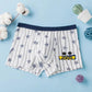 Boys Panties Boxer Underwear for Kids Striped Navy Blue Cotton Underpanties Bottoms Boys Clothes for 3-14 Years Old