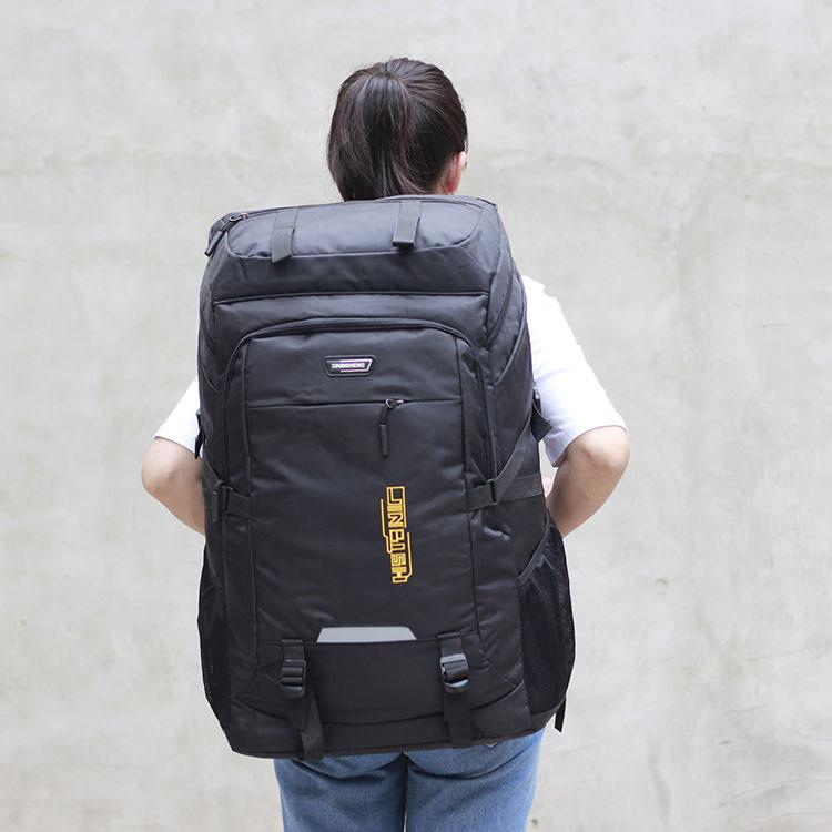 80L Super Large Capacity Outdoor Hiking Backpack Men's Long-distance Business Trip Luggage Clothes Work Big Backpack