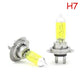 2pcs Super Bright White Light Yellow Light Car Front Headlight 5500K 12V100W Car Halogen Lamp H1 H3 H8 H11 9005 9006 Far and Near Car Bulbs H4 H7