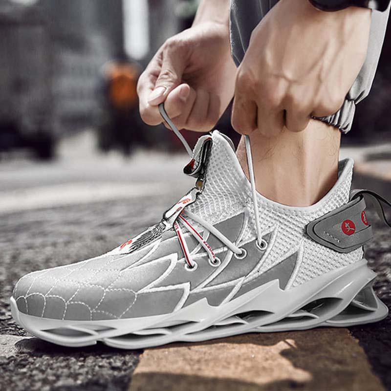 Men Sneakers Luminous Basketball Shoes Non-slip Breathable Running Shoes