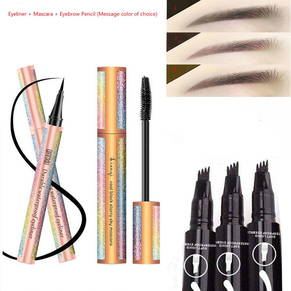 Meteor Stellar Eyeliner  Durable Waterproof and Sweatproof, Does Not Stain, and Does Not Discolor