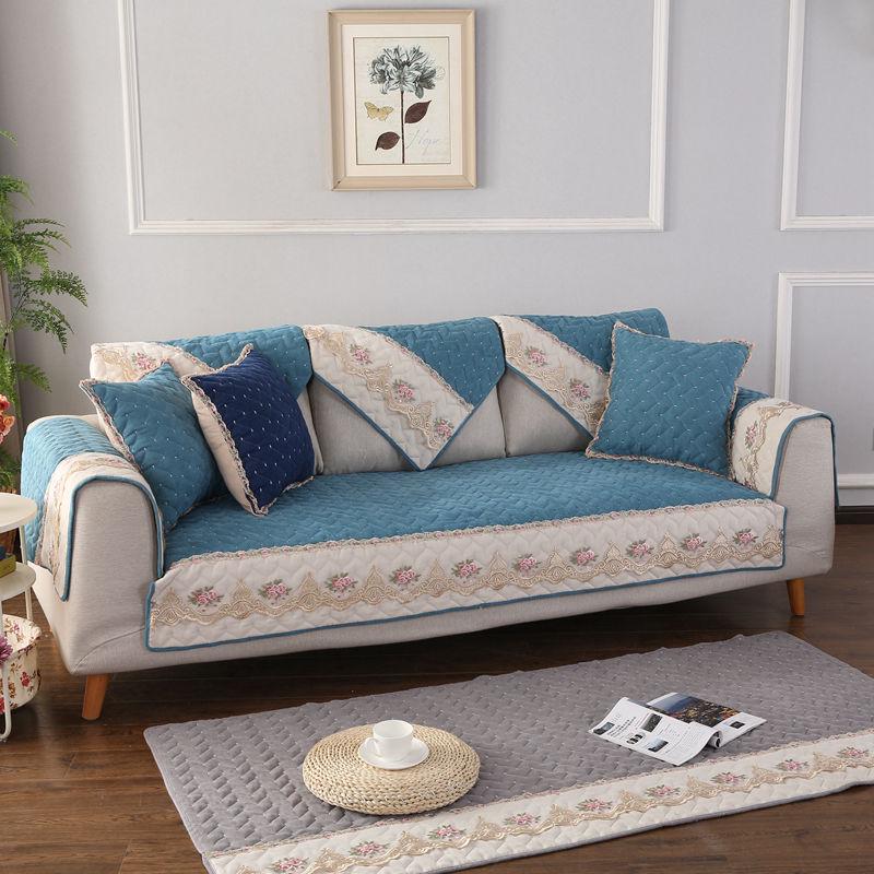 Sofa Covers European-style Sofa Cushion High-end Chenille  Non-slip Cushion Thickening Custom Luxury