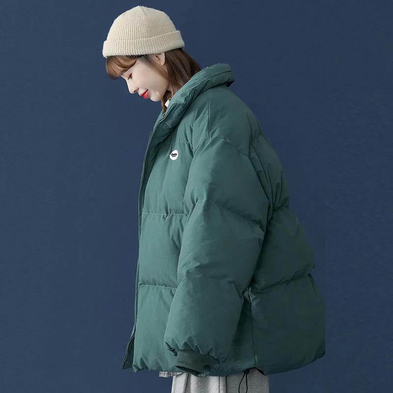 Cotton-padded Clothes Women's Trendy Winter Korean Style Loose Short Bread Jacket