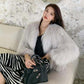 Fox Fur Coat Women's Short Autumn and Winter Korean Version of Haining Imitation Mink Down Fur Coat