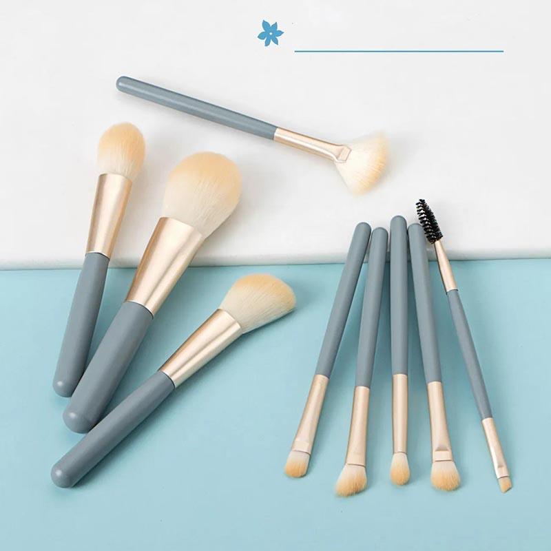 9pcs Makeup Brushes Set Green Health & Beauty Eye Shadow Brush Foundation Powder Eyeliner Eyelash Lip Make Brush Cosmetic Makeup Tools