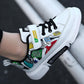 Casual Men's Single Shoes PU Leather Board Shoes White Shoes Waterproof Single Shoes Children's Shoes Low Top