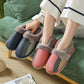 Winter Warm Cotton Slippers Women Men Home Shoes Simple Non-slip Indoor Slides Corduroy Couple Slipper Female Shoes