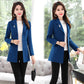 Autumn Winter Elegant Brooch Women Coats Warm Woolen Long Sleeve Slim Outwear Lapel Cardigan Jacket