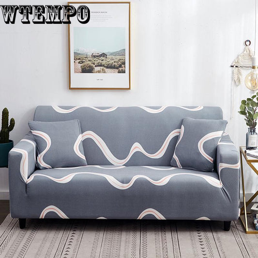 Universal Size 1/2/3/4 Seater Stretch Sofa Cover Printing Sofa Covers Slipcovers Couch Cover