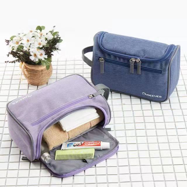 Unisex Large Waterproof Makeup Bag Nylon Travel Cosmetic Bag Organizer Case Wash Toiletry Bag