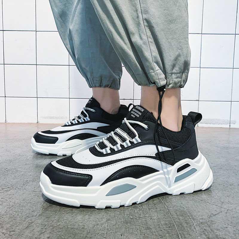 Plus Size39-44 Men Low-top Sneakers Luminous Running Basketball Shoes Breathable Lightweight Non-slip Sock Shoes Wear-resistant Deodorant Skate Shoes