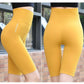 High-waisted Nude Yoga Fitness Sports Pants Women's Hip-lifting Abdomen Shaping Tight Elastic Running Outwear Shorts Summer Leggings