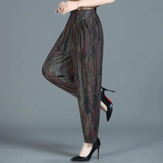 All-match Harem Pants Korean Loose and Thin Radish Pants Plus Size Fat Casual Lantern Pants Women