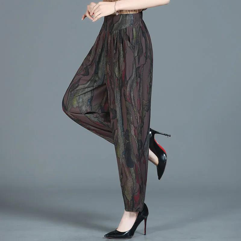 All-match Harem Pants Korean Loose and Thin Radish Pants Plus Size Fat Casual Lantern Pants Women