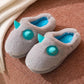 Children's Cotton Slippers Autumn Winter Indoor Warmth Non-slip Cute Baby Half-coated Slippers for Girls