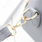 Crossbody Body Women Leather Anti-theft Waterproof Multi-pocket Drip Buckle Handbag Shoulder Bag