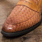 British Fashion Korean Men's Casual Shoes Men's Shoes Leather Embossing Classic Luxury Mans Footwear