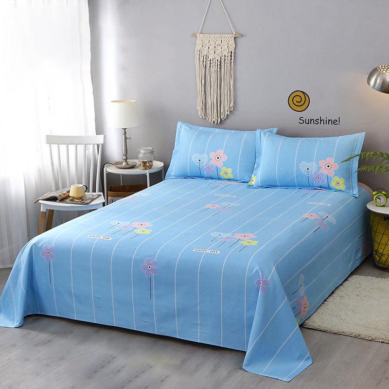 Three-piece Bedding Set of Thick Sanded Sheets Plus Two Pillowcases One Sanded Sheet Skin-friendly Double Single Bed Single Four Seasons