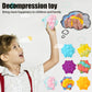 Pop Ball Design Autism Stress Reliever Training Logical Thinking Squishy Pop Push Bubble Fidget Ball Popper Pop It Toy