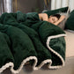 Double-layer Multifunctional Blanket Quilt Cover Thick Warm Fleece Blanket Coral Flannel Sofa Bedroom Nap Leisure Cover Blanket