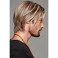 Men's Wig Blonde Straight Natural Hair Man Hairstyle Brown Toupee for Daddy Replacement Wigs Gifts