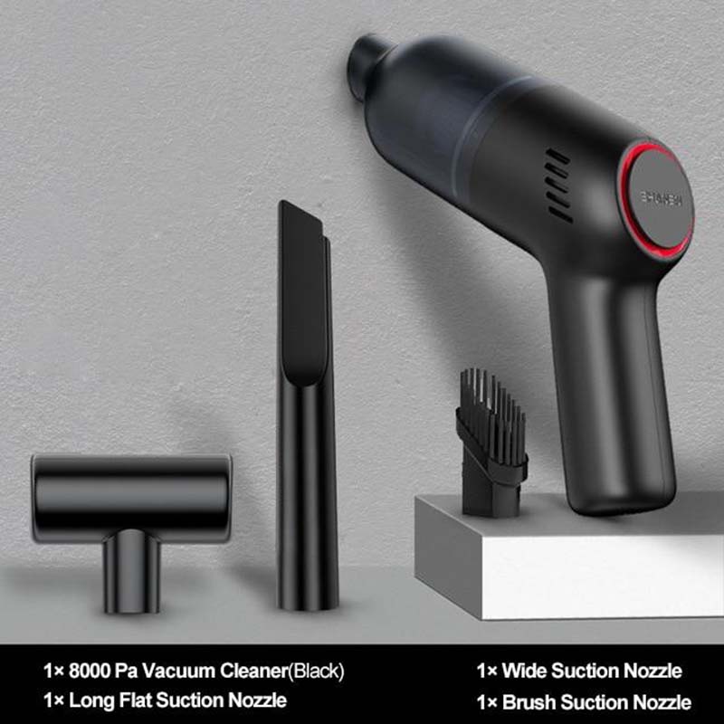 KJ 8000Pa Wireless Car Vacuum Cleaner Cordless Handheld Auto Vacuum Home Car Dual Use Mini Vacuum Cleaner With Built-in Battrery