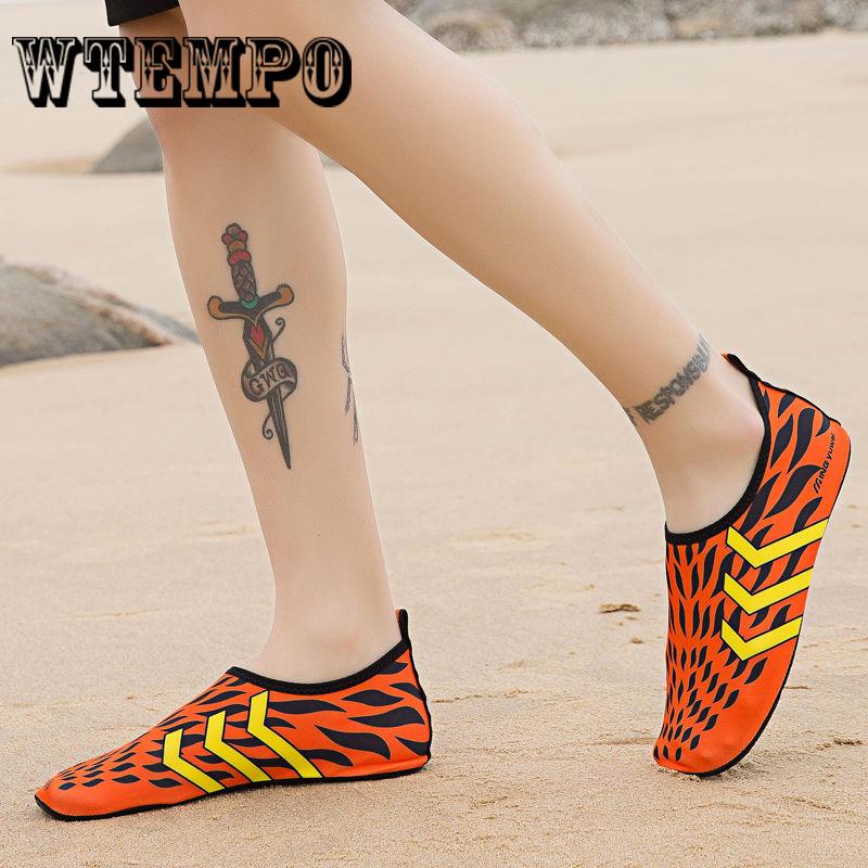 Men Women Water Shoes Summer Aqua Slippers Beach Slip on Waterpark Sandals Slides