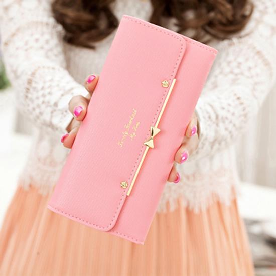Women's Long Wallet Women Trendy Women Butterfly Tie Student Handbag Mobile Bag Trend