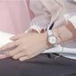 Cute Girl Watch with Gift Box Student Simple College Style Watch  Transfer Beads Bracele Birthday Gift Waterproof Quartz Watch