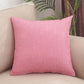 Solid Color Throw Pillow Car Sofa Cushion Flannel Cushion Bedside Backrest Square Pillow Cushion