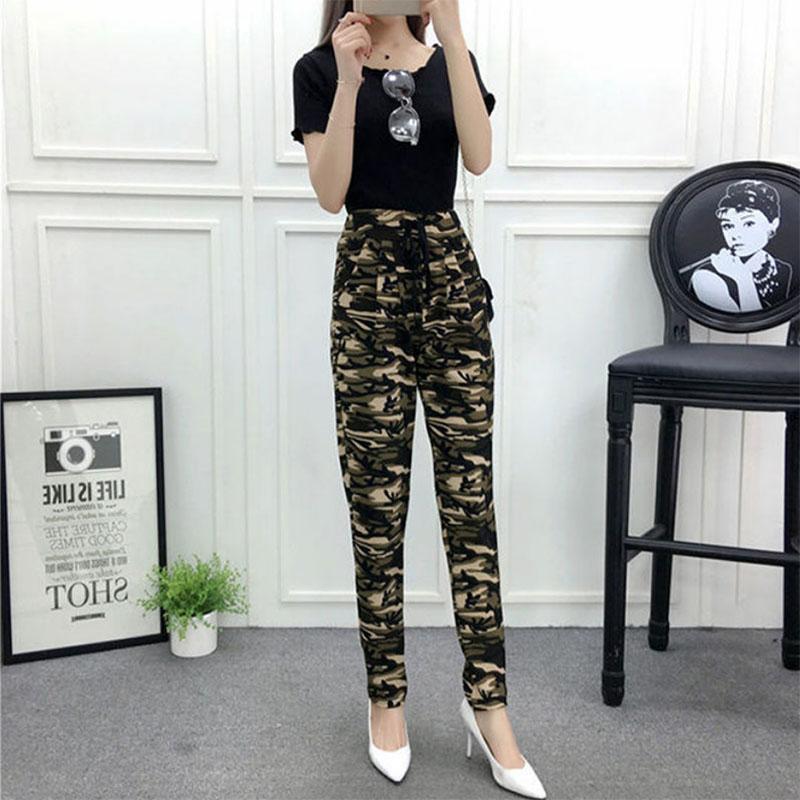 Harem Pants Women's Pants Loose Large Size Ninth Pants Pencil Pants Casual Elastic Pants Elastic Pants
