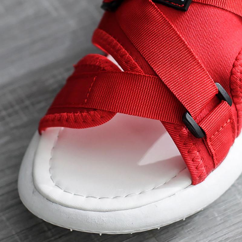 Non-slip Fashion Women's Sandals and Slippers Summer Wear Students Korean Wild Net Red Thick-soled Slippers