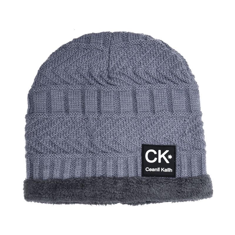 Warm hat Thick hat Fashion Man hat Plush Cotton hat Wild Hip hop hat Windproof hat Autumn winter