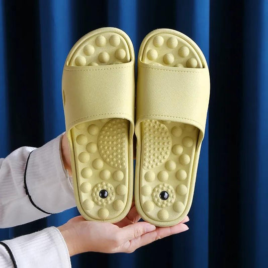 Upgraded Magnet Physiotherapy Sandals and Slippers Women's Summer Home Couple Bathroom Bath Non-slip Massage Slippers Men's Flip Flops