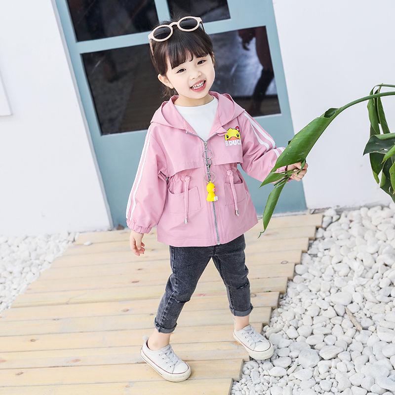 Baby Girls Jacket Autumn Cute Girls Trench Outerwear Kids Girls Windbreaker Coat Children Clothing