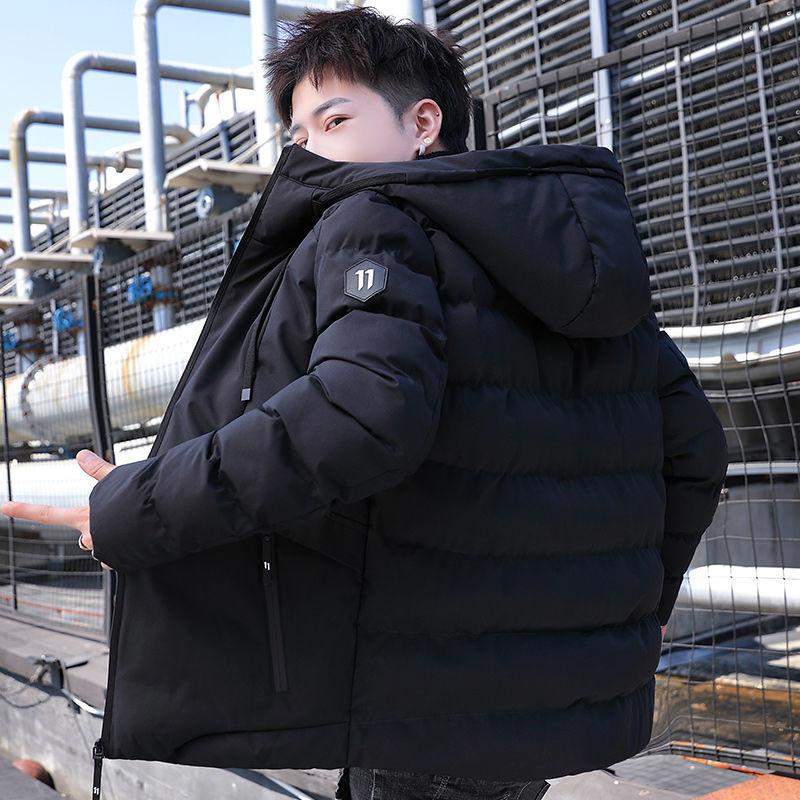 Men's Thick Down Jacket Winter Jacket Short Large Size Bread Suit Trendy Warm Jacket